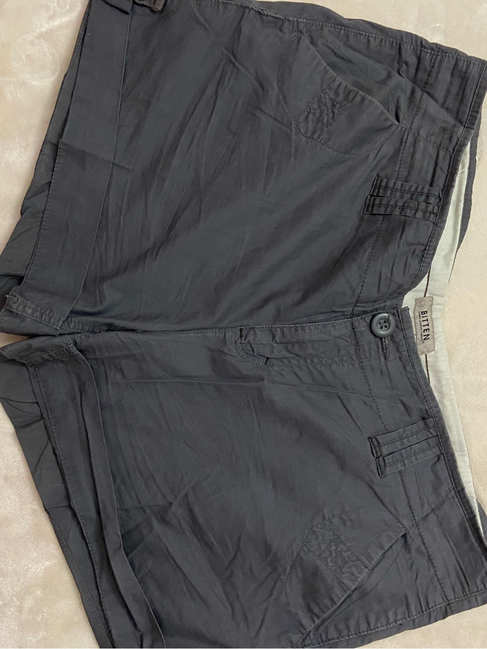 Bitten by Sarah Jessica Parker womens Casual Black Cargo Shorts sizeXL